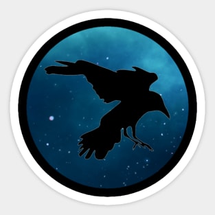 Crow Moon Sticker